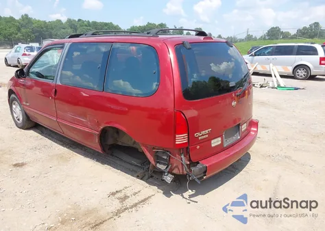 1996 Nissan Quest Xe/Gxe z USA, uszkodzony, nr VIN 4N2DN11W3TD840067